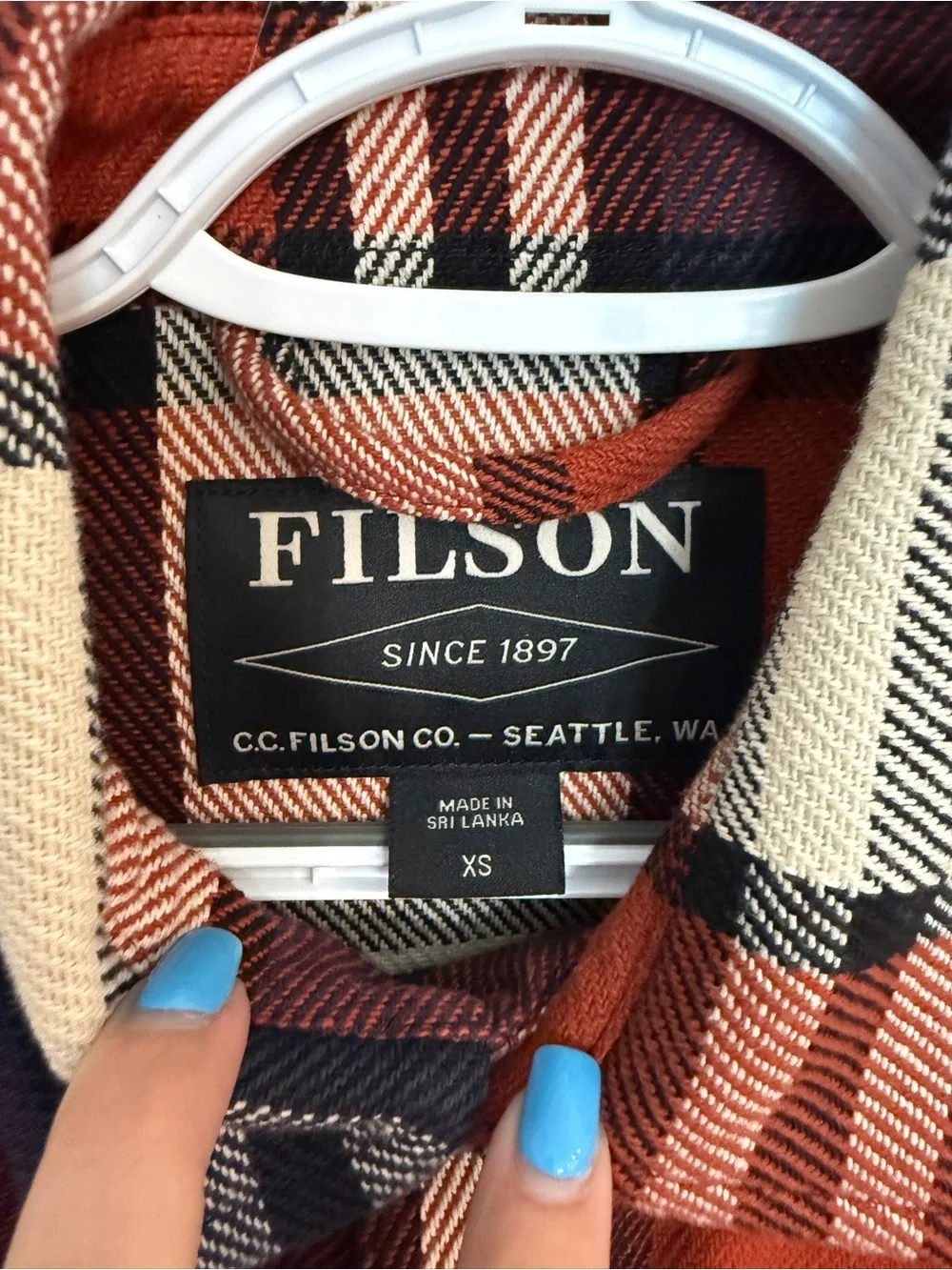 Filson Deer Island Regular Fit Jac-Shirt Plaid Heavy Cotton Twill 25586